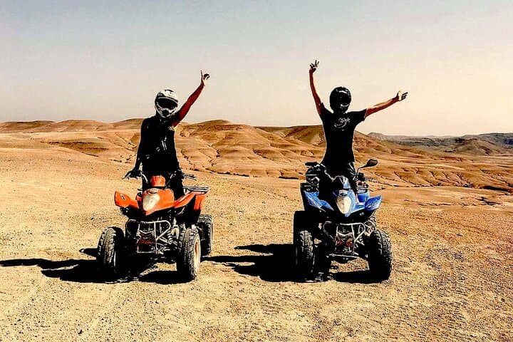 Agafay Desert Sunset Quad Ride with Dinner & Traditional Show from Marrakech photo 4
