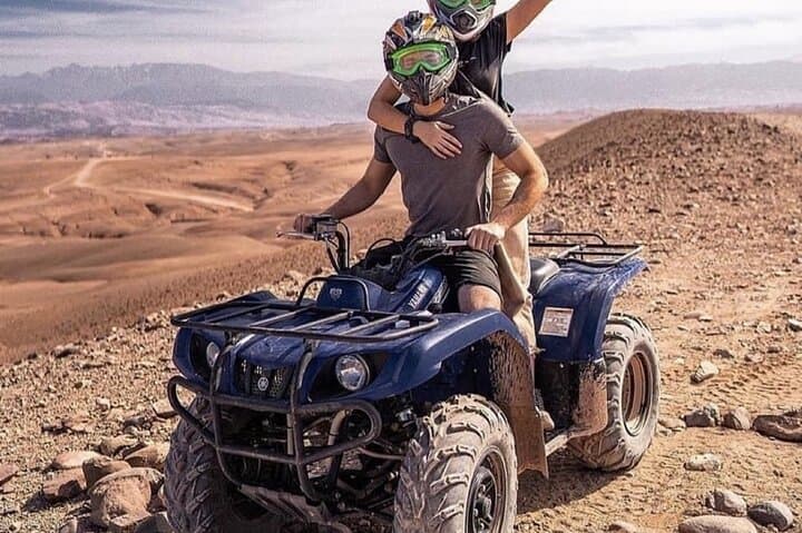 Agafay Desert Sunset Quad Ride with Dinner & Traditional Show from Marrakech photo 2