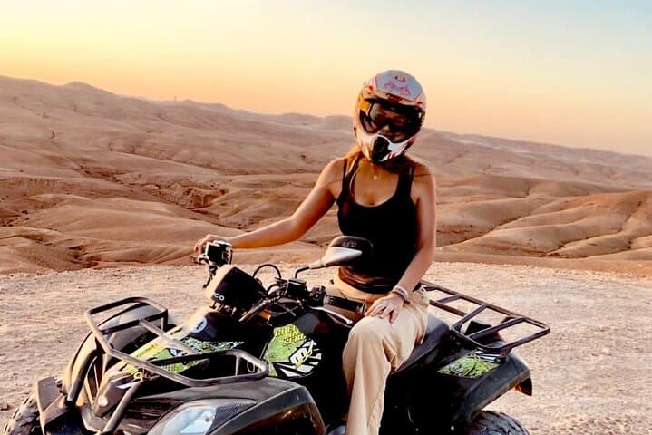 Agafay Desert Sunset Quad Ride with Dinner & Traditional Show from Marrakech photo 3