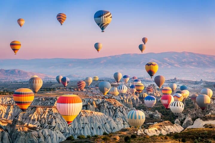 2-Day Guided Cappadocia Tour from Alanya — Cave Hotel & Sunrise Hot Air Balloon Experience