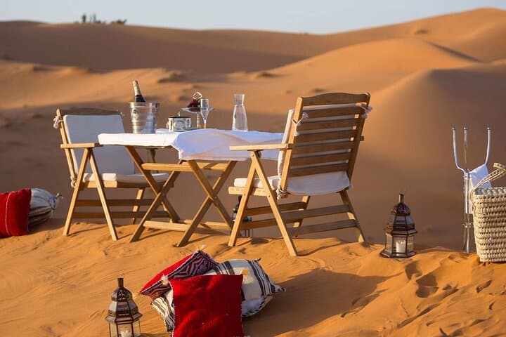 2-Day Luxury Desert Tour to Erg Chebbi — Camel Trek, Glamping & Berber Villages from Errachidia