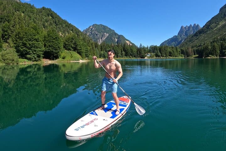 Lake Predil Stand-Up Paddleboarding: Half-Day SUP Tour from Bovec photo 5