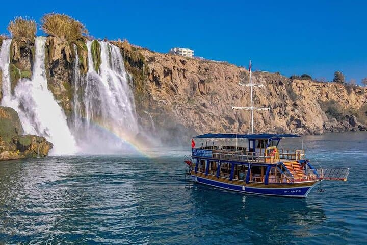 Antalya Waterfall Boat Tour: Lower Düden Swim, BBQ Lunch & Kundu Harbor Transfer photo 3