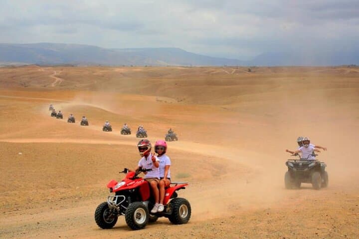 Agafay Desert Sunset Quad-Bike Tour from Marrakesh — Berber Camp Dinner & Fire Show photo 4