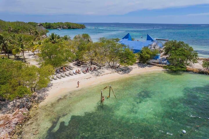 Private Beach Day at Rosario de Mar — Islas del Rosario Boat Tour from Cartagena
