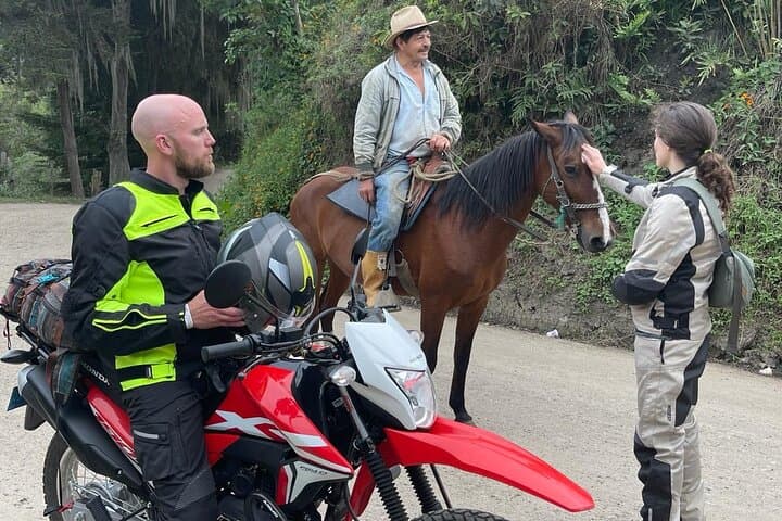 Full-Day Motorcycle Tour to La Chorrera Waterfall from Bogotá