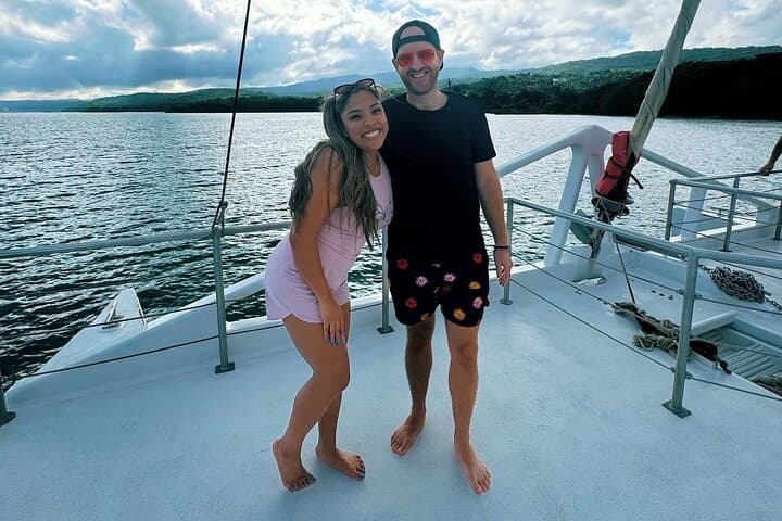 Sunset Catamaran, Snorkel & Bamboo Rafting with Limestone Massage in Jamaica photo 6