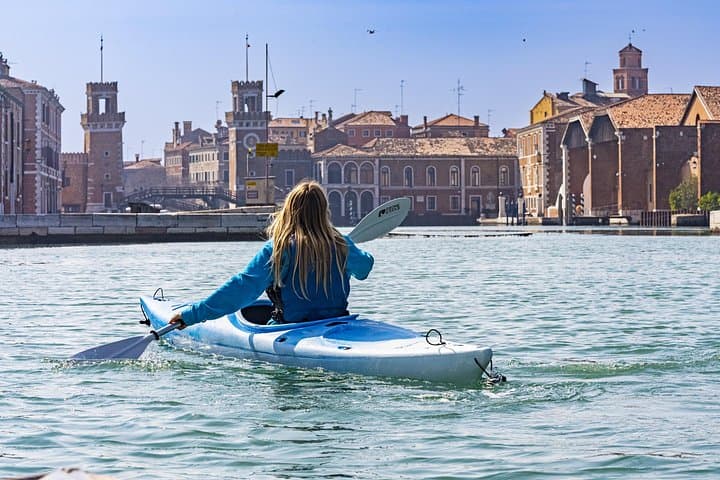 Venice Beginner's Kayak Tour — Learn to Paddle Through Castello and the Medieval Arsenal photo 1