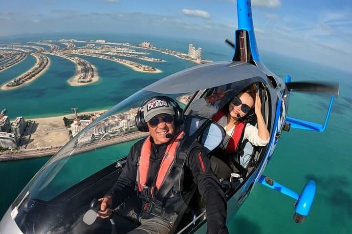 Gyrocopter Flight Over Dubai Marina: 20-Min Aerial Tour of Palm Jumeirah & Burj Al Arab photo 3