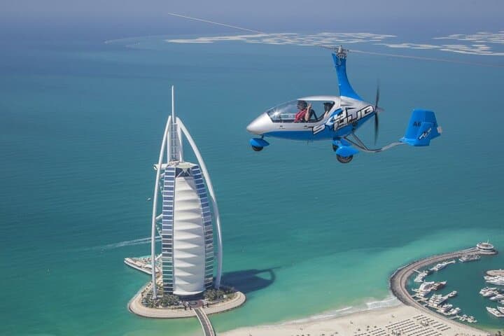 Gyrocopter Flight Over Dubai Marina: 20-Min Aerial Tour of Palm Jumeirah & Burj Al Arab photo 6