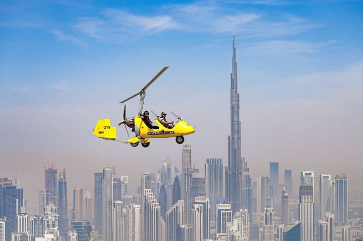 Gyrocopter Flight Over Dubai Marina: 20-Min Aerial Tour of Palm Jumeirah & Burj Al Arab photo 4