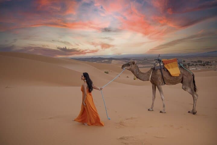 Luxury Camel Trek and 2-Night Desert Camp in Merzouga (Sunrise & Sandboarding) photo 3