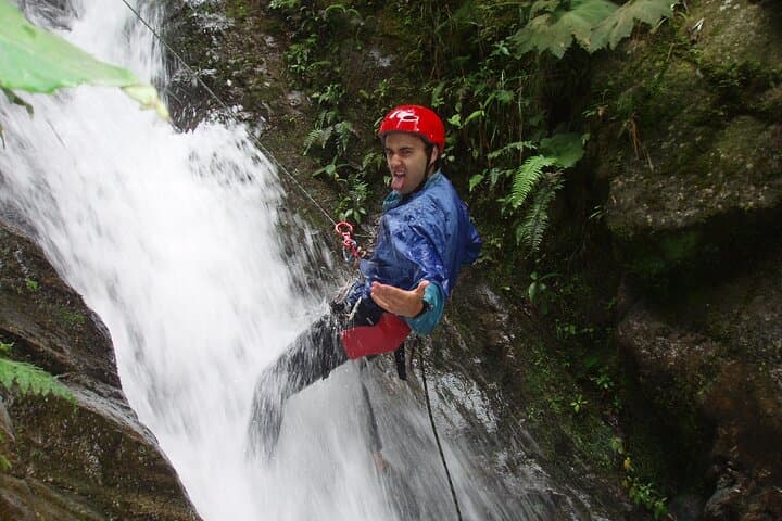 Canyoning in the Ravine: Sangay National Park Waterfall Descent photo 4