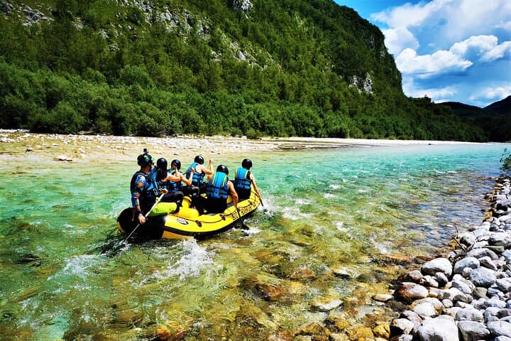 Emerald Soča Rafting: 8km Adventure on the Soča River near Bovec photo 4