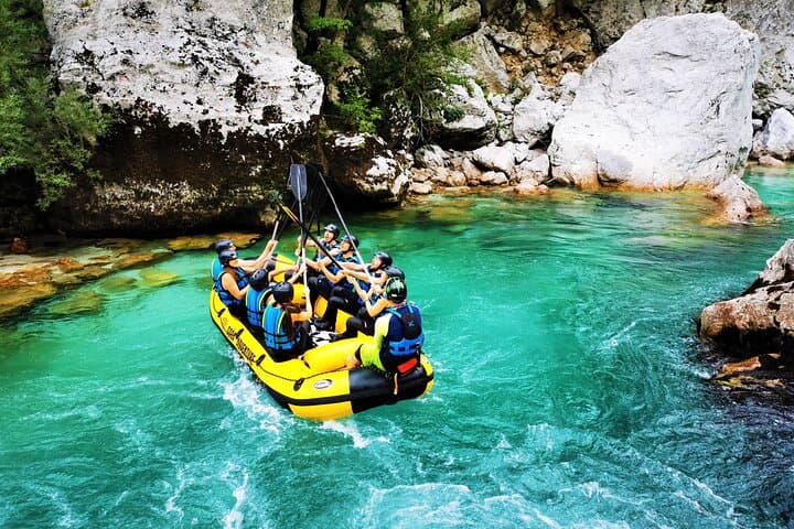 Emerald Soča Rafting: 8km Adventure on the Soča River near Bovec photo 6