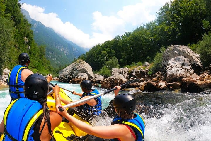 Emerald Soča Rafting: 8km Adventure on the Soča River near Bovec photo 3