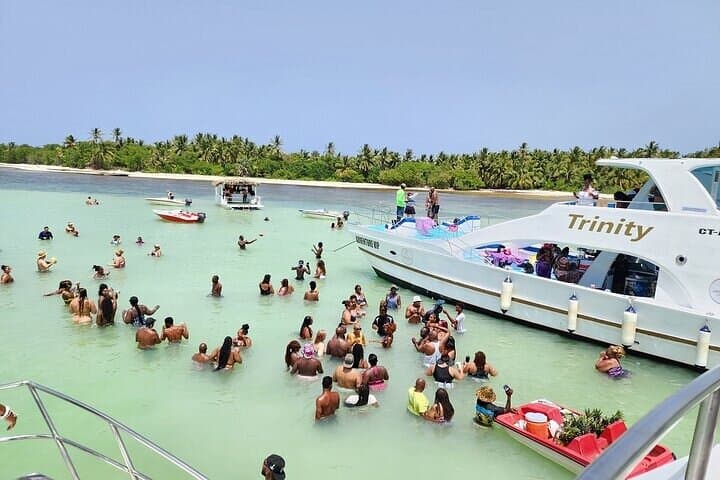 Punta Cana Party Catamaran — Open-Bar Snorkel & Natural Pool Experience