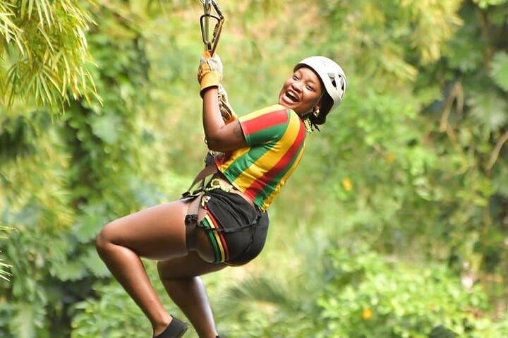 Dunn’s River Falls Zipline, Bamboo Raft Rafting & Horseback Beach Ride — Ocho Rios Adventure photo 3