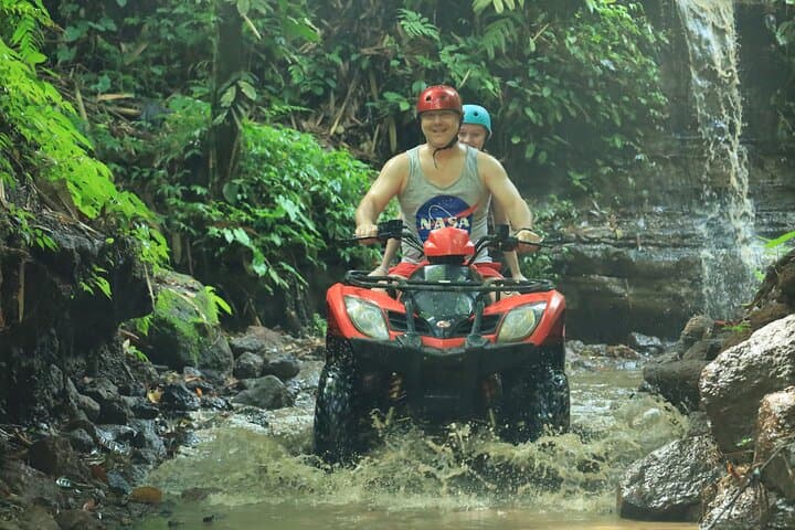 Private Bali Quad Bike Adventure from Ubud — Rice Terraces, Rivers & Waterfalls photo 1