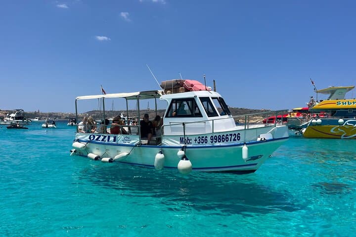 Comino Blue Lagoon Private Boat Charter — Blue Lagoon & Crystal Lagoon Cruise photo 2