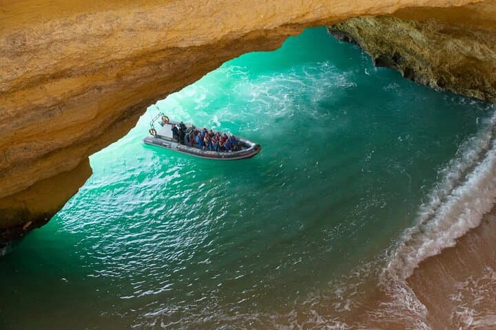 Albufeira Private Dolphin & Benagil Caves RIB Tour — 2.5-Hour Wildlife Cruise photo 1