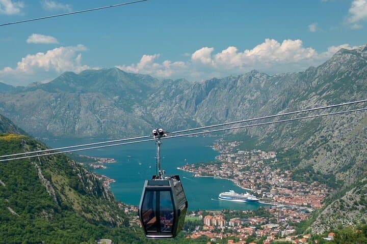 Kotor to Perast & Our Lady of the Rocks: Private Cable Car, Boat Ride and Old Town Tour