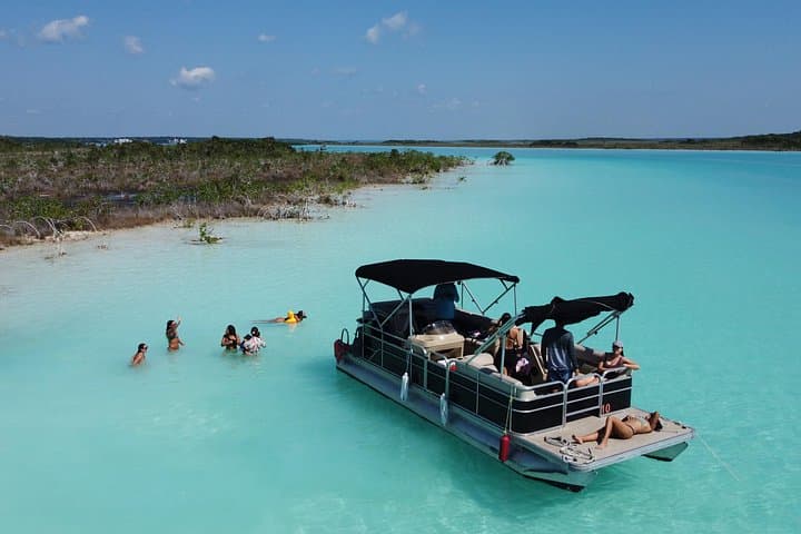 Pontoon Tour on Bacalar Lagoon: Pirate Channel, Cenotes & Bird Island photo 1