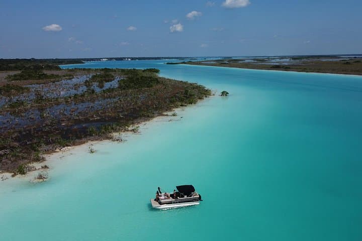 Pontoon Tour on Bacalar Lagoon: Pirate Channel, Cenotes & Bird Island photo 2