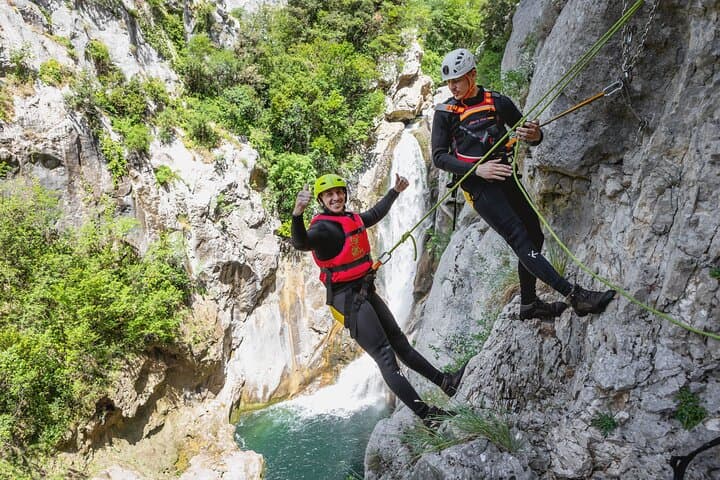 Extreme Canyoning on the Cetina River: 53‑Meter Abseil at Velika Gubavica