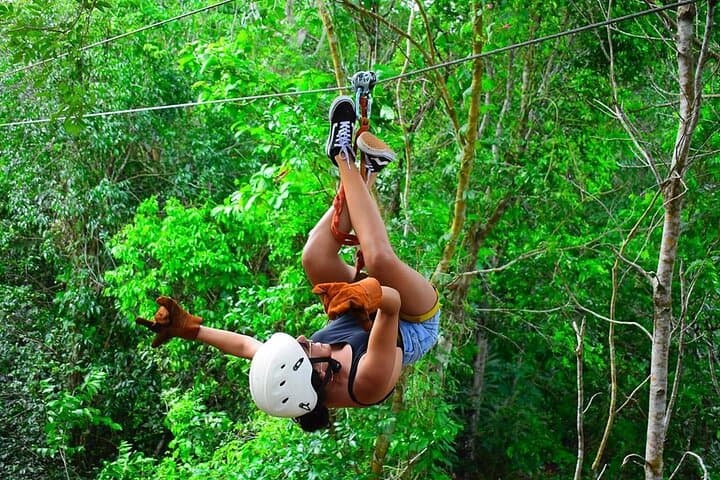 Playa del Carmen ATV, Ziplines & Cenote Half-Day Adventure photo 4