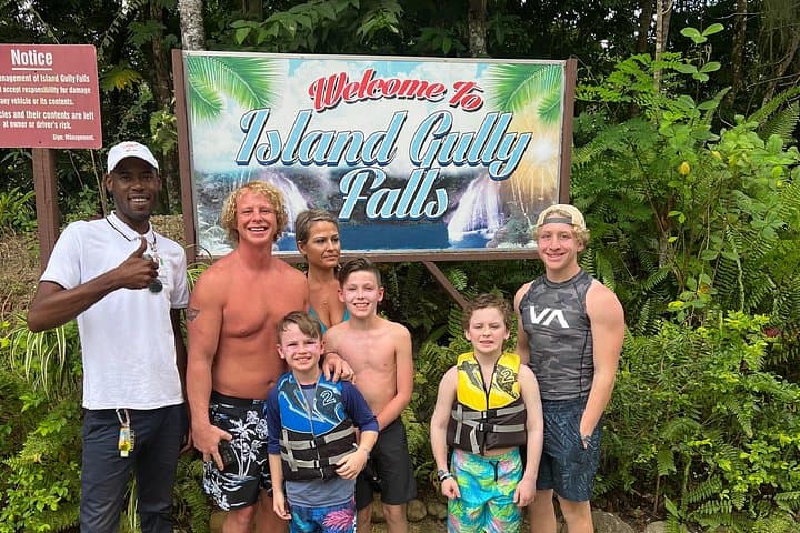 Blue Hole Secret Falls & ATV Experience from Montego Bay — Swim, Cliff Jump & Ride
