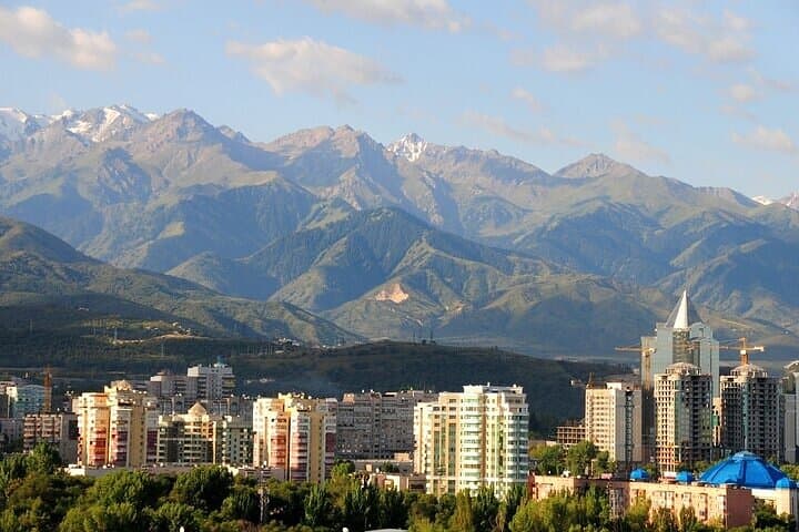 Almaty Must-See Private Walking Tour: Kok-Tobe, Central Mosque and Green Bazaar