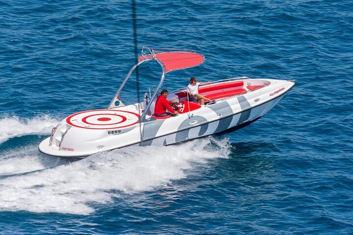 Albufeira Private Speed Boat Water Sports — Parasailing, Wakeboarding & Benagil Caves photo 2
