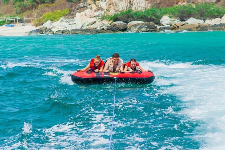 Albufeira Private Speed Boat Water Sports — Parasailing, Wakeboarding & Benagil Caves photo 3