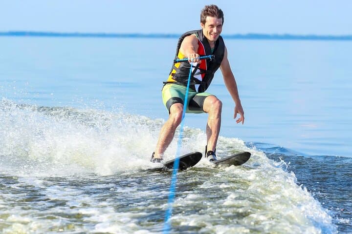 Albufeira Private Speed Boat Water Sports — Parasailing, Wakeboarding & Benagil Caves photo 4
