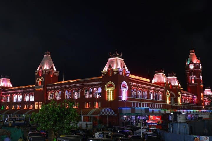 Chennai After Dark — Private Night Walking Tour of Marina, Monuments & Markets