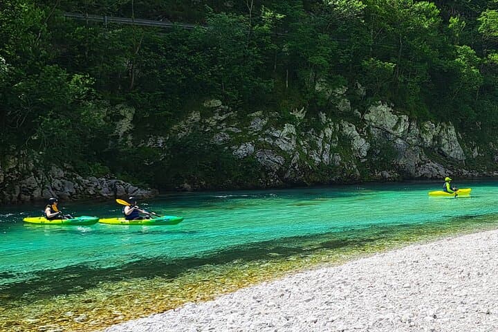 Soča River Sit-on-Top Kayak Tour from Bovec — Boka Waterfall & Free Photos photo 3