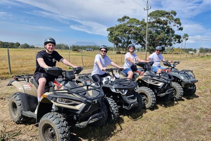 Family Quad Biking at Cape Town Ostrich Ranch: 30-Minute Guided Farm Ride photo 2