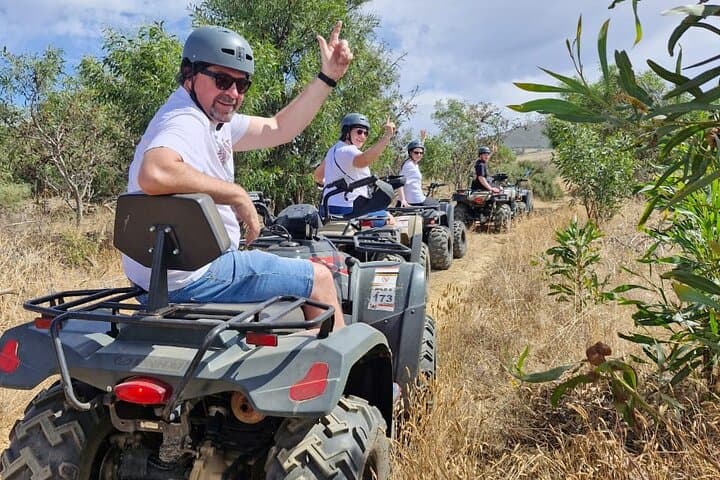 Family Quad Biking at Cape Town Ostrich Ranch: 30-Minute Guided Farm Ride