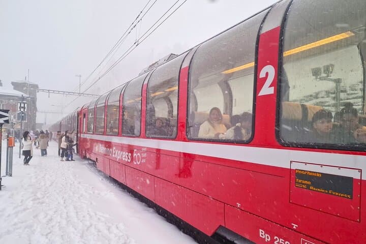 Bernina Express Day Trip from Como to St. Moritz & Tirano — Panoramic Train Journey photo 2