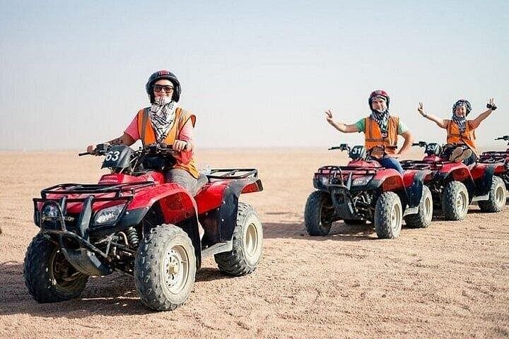 Hurghada Desert Safari: Jeep, Quad & Buggy Adventure with Bedouin Dinner and Show