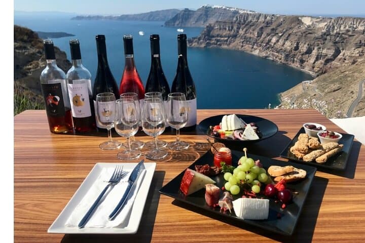 Private Santorinian Wine Tour: Assyrtiko, Caldera Views & Volcanic Terroir