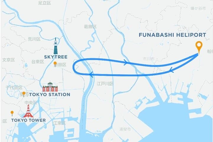 Tokyo City Lights Helicopter Tour: Skytree & Asakusa Night Flight photo 5