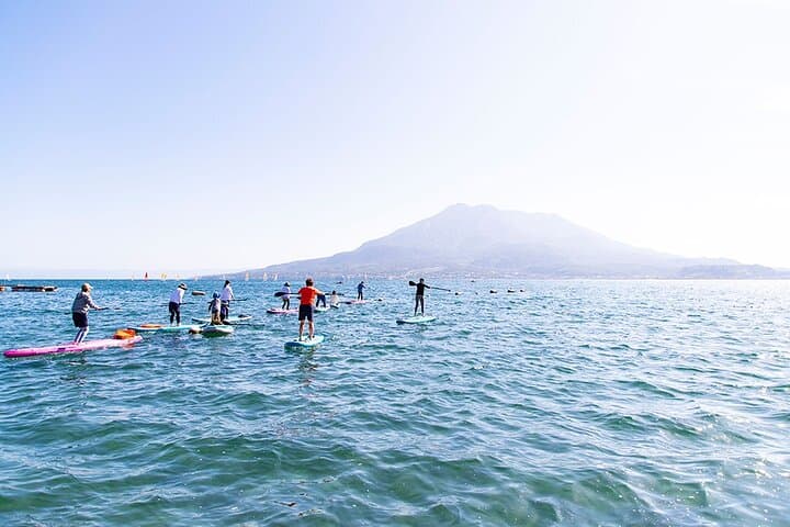 Sakurajima SUP Yoga: Paddle, Breathe & Lunch on Kinko Bay photo 5