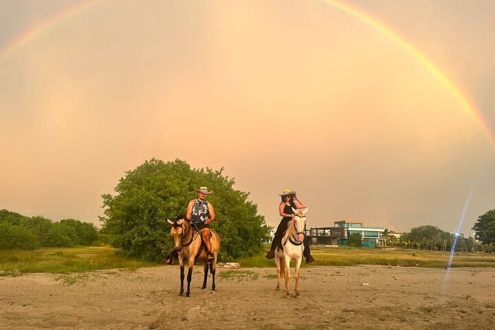 Beach Horseback Ride at Manzanillo del Mar — Cartagena Coastal Trails photo 3