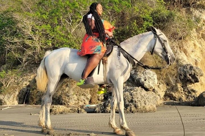 Beach Horseback Ride at Manzanillo del Mar — Cartagena Coastal Trails photo 2