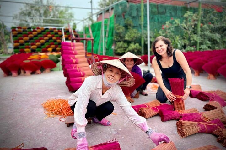 Hanoi to Incense Village & Ninh Binh Day Tour — Tam Coc Boat Ride and Hoa Lu History photo 5