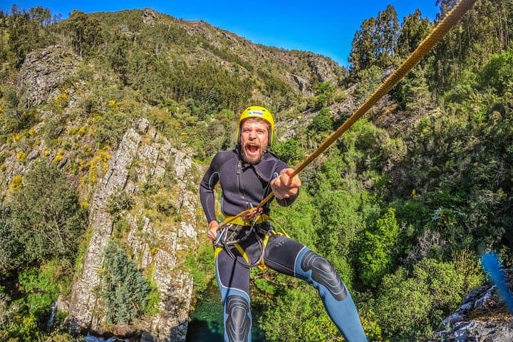 5H Canyoning at Ribeira da Pena — Rappels, Jumps and River Lanes Near Góis photo 1