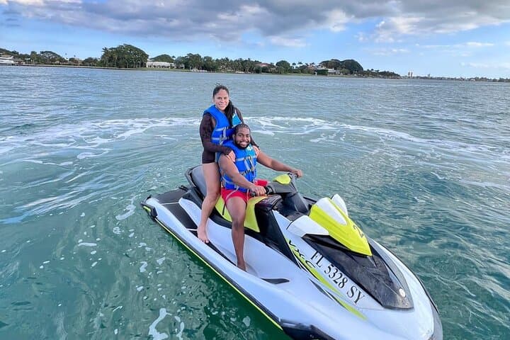 AquaFusion Miami: Jet Ski and Party Boat Combo on Biscayne Bay