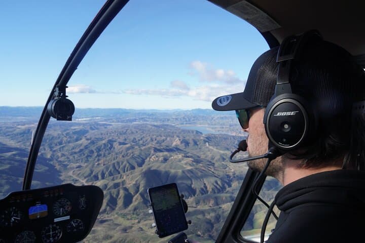 Private Mountain Helicopter Flight Above Santa Barbara — Ynez Crossing Scenic Tour photo 1